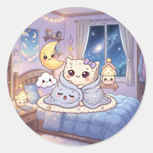 Autocollant de chambre à coucher mignon