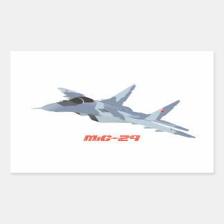 Autocollant de chasse à réaction MiG-29
