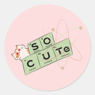 Autocollant de chat mignon 