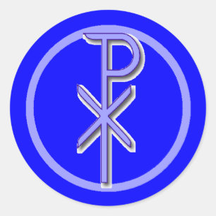 Autocollant de CHI-RHO le Christ