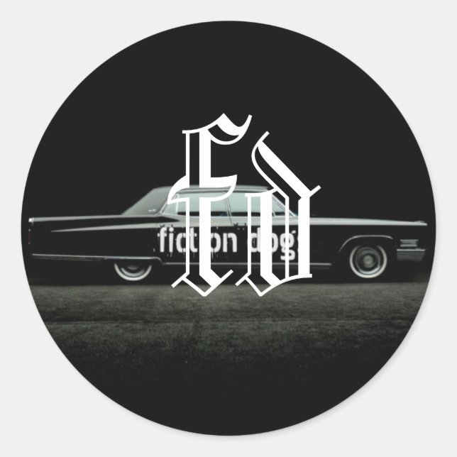 autocollant de chiens de fiction (Devant)