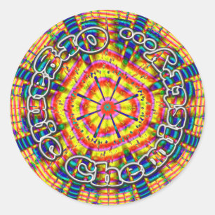 Autocollant de chimie organique