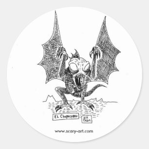 Autocollant de CHUPACABRA
