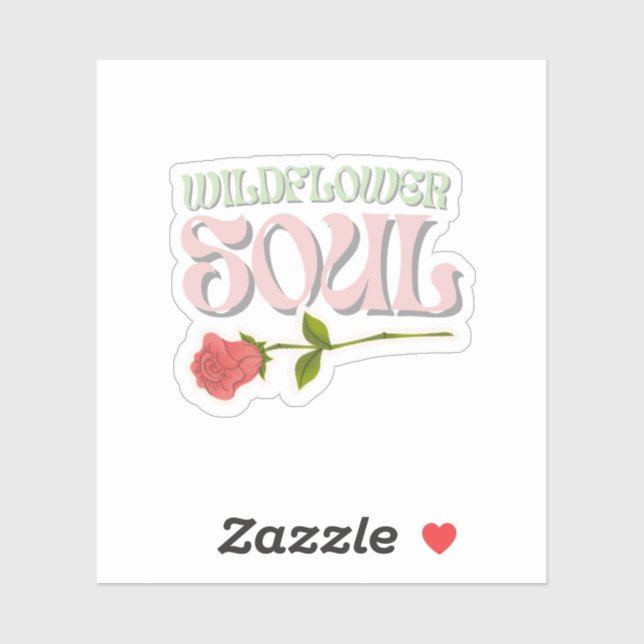 Autocollant de citation esthétique (Feuille)