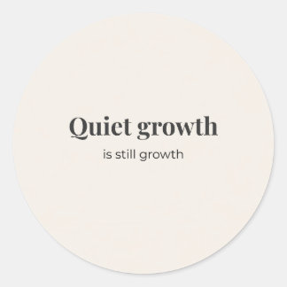 Autocollant de citation motivationnelle esthétique