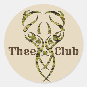 Autocollant de club de Thee