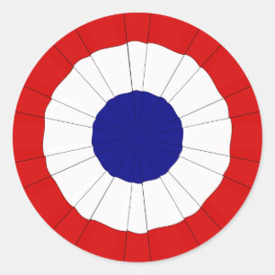 Autocollant de Cockade patriotique