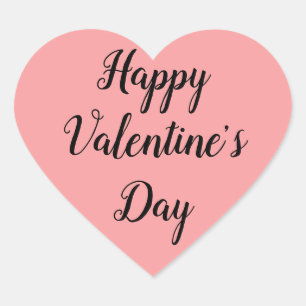 Autocollant de coeur de Saint-Valentin