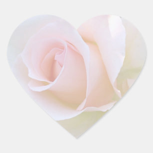 autocollant de coeur rose pâle
