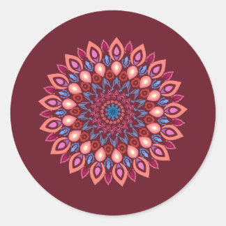 autocollant de conception de mandala
