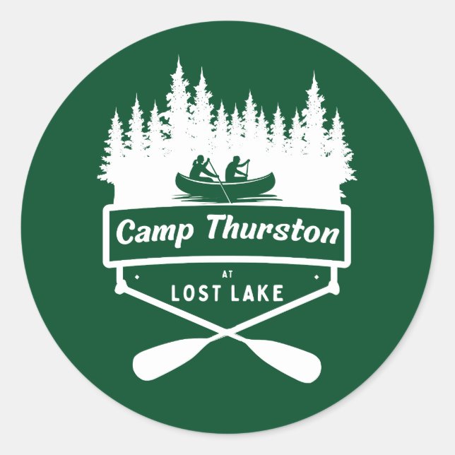 Autocollant de conception ronde (Devant)