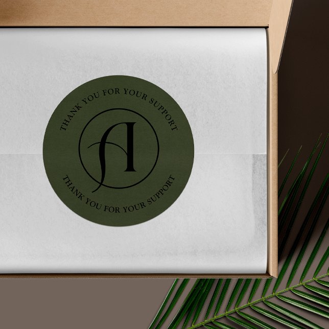 Autocollant de conditionnement d'entreprise à logo (Créateur téléchargé)