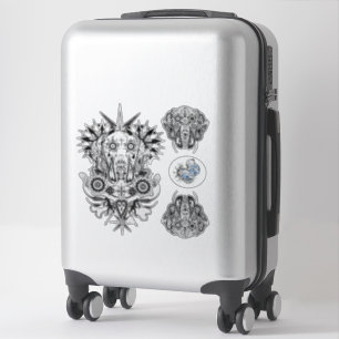 Autocollant de contour Great Dane style tatouage