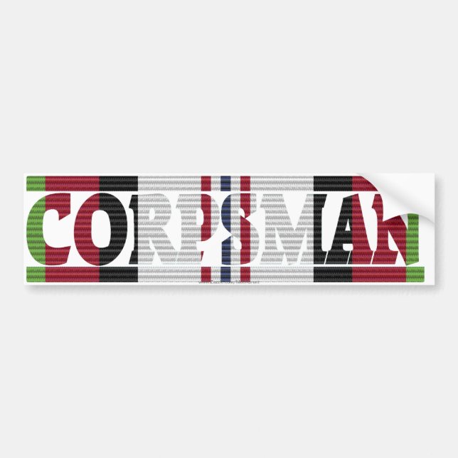 Autocollant de Corpsman de ruban de médaille de (Devant)