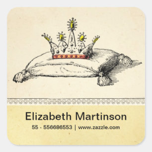 autocollant de couronne