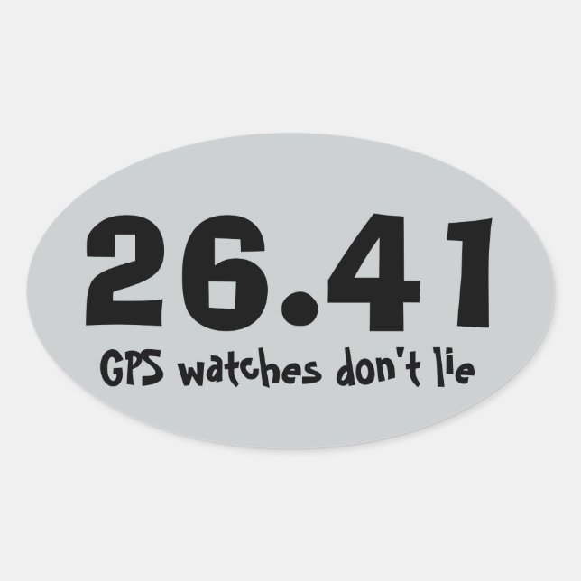 Autocollant de course de marathon (Devant)