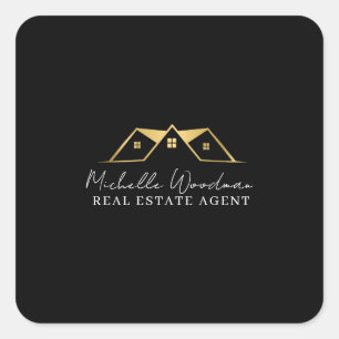 Autocollant de courtier personnalisé   Immobilier 