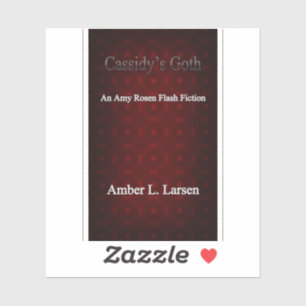 Autocollant de couverture de livre gothique de Cas
