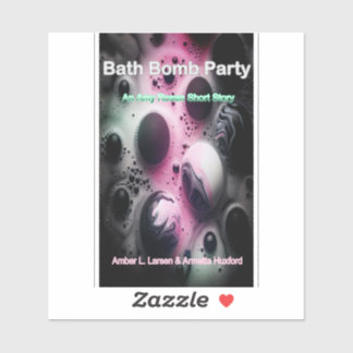 Autocollant de couverture pour bombe de bain festi