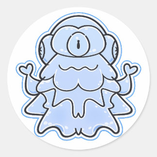Autocollant de créature fantastique Frost Kageko