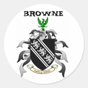 Autocollant de crête de Browne