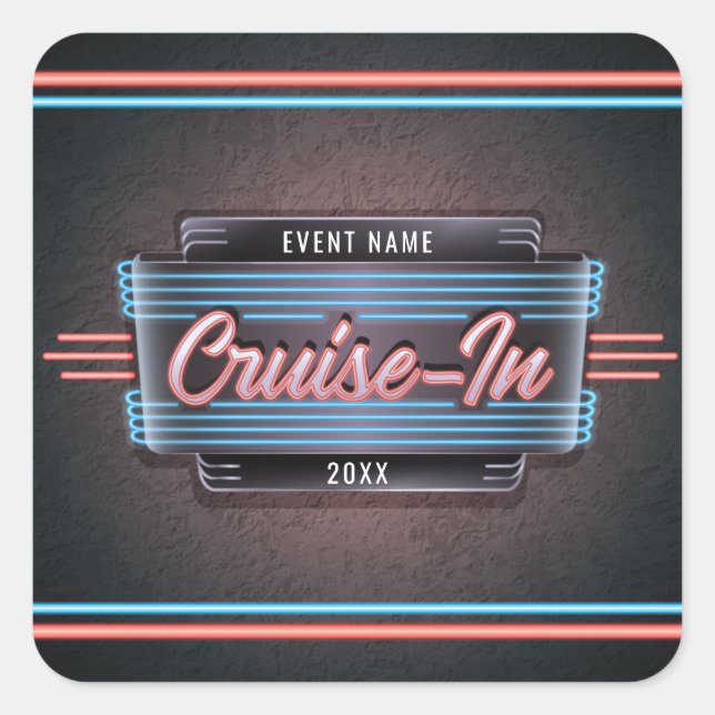 Autocollant de croisière Neon (Devant)