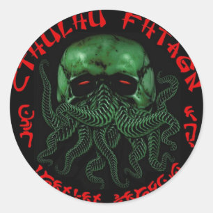 Autocollant de Cthulhu Fhtagn