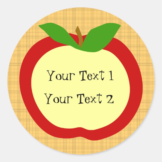 Autocollant de cuisine Apple Style Home (Devant)