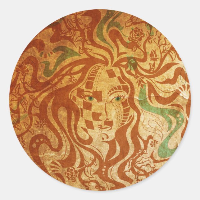 Autocollant de déesse (Devant)