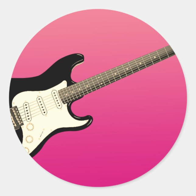 Autocollant de déviation de guitare (Devant)