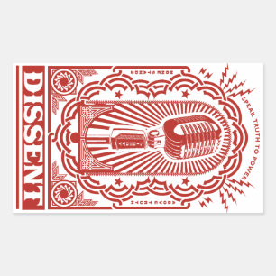 Autocollant de dissidence