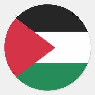 Autocollant de drapeau de la Palestine