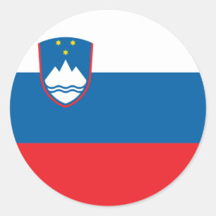 Autocollant de drapeau de la Slovénie
