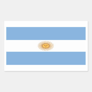Autocollant de drapeau de l'Argentine