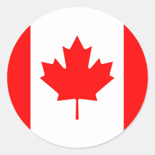 Autocollant de drapeau du Canada