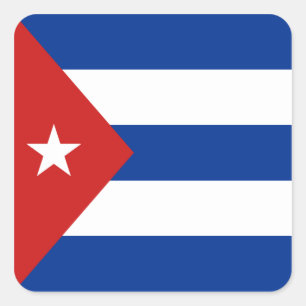 Autocollant de drapeau du Cuba