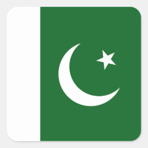 Autocollant de drapeau du Pakistan