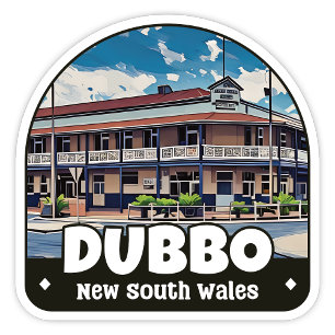 Autocollant de Dubbo, NSW Australie