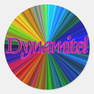 Autocollant de dynamite