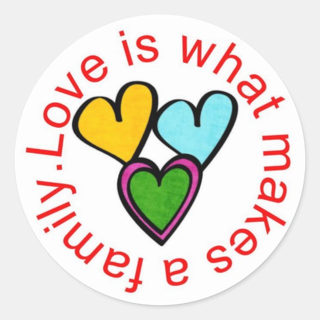 autocollant de famille (Devant)