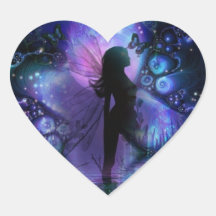 Autocollant de fée majestueux