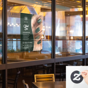 Autocollant de fenêtre personnalisé pour Spa de Ma