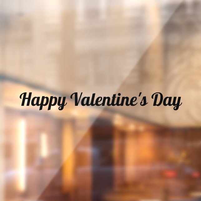 Autocollant de fenêtre pour la Saint-Valentin (Feuille 2)