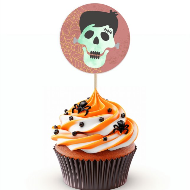 Autocollant de fête d'Halloween Frankenstein Monst (Créateur téléchargé)