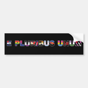 Autocollant de fierté d'E Pluribus Unum