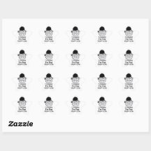Autocollant de fille de remise de diplôme mignonne