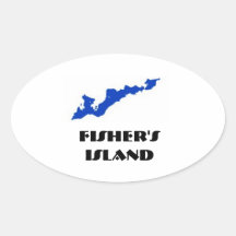 Autocollant de Fisher's Island