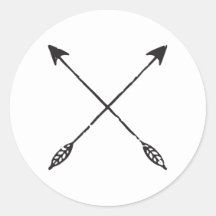 Autocollant de flèches en détresse personnalisable