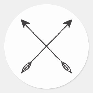 Autocollant de flèches en détresse personnalisable