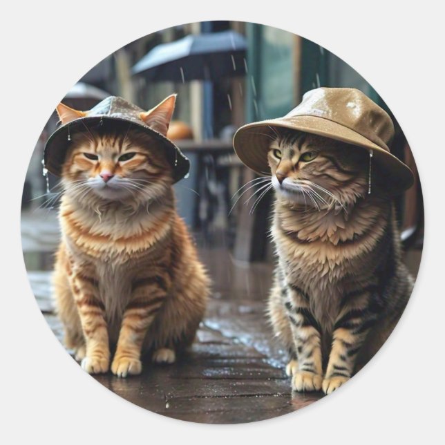 autocollant de forme ronde (Devant)